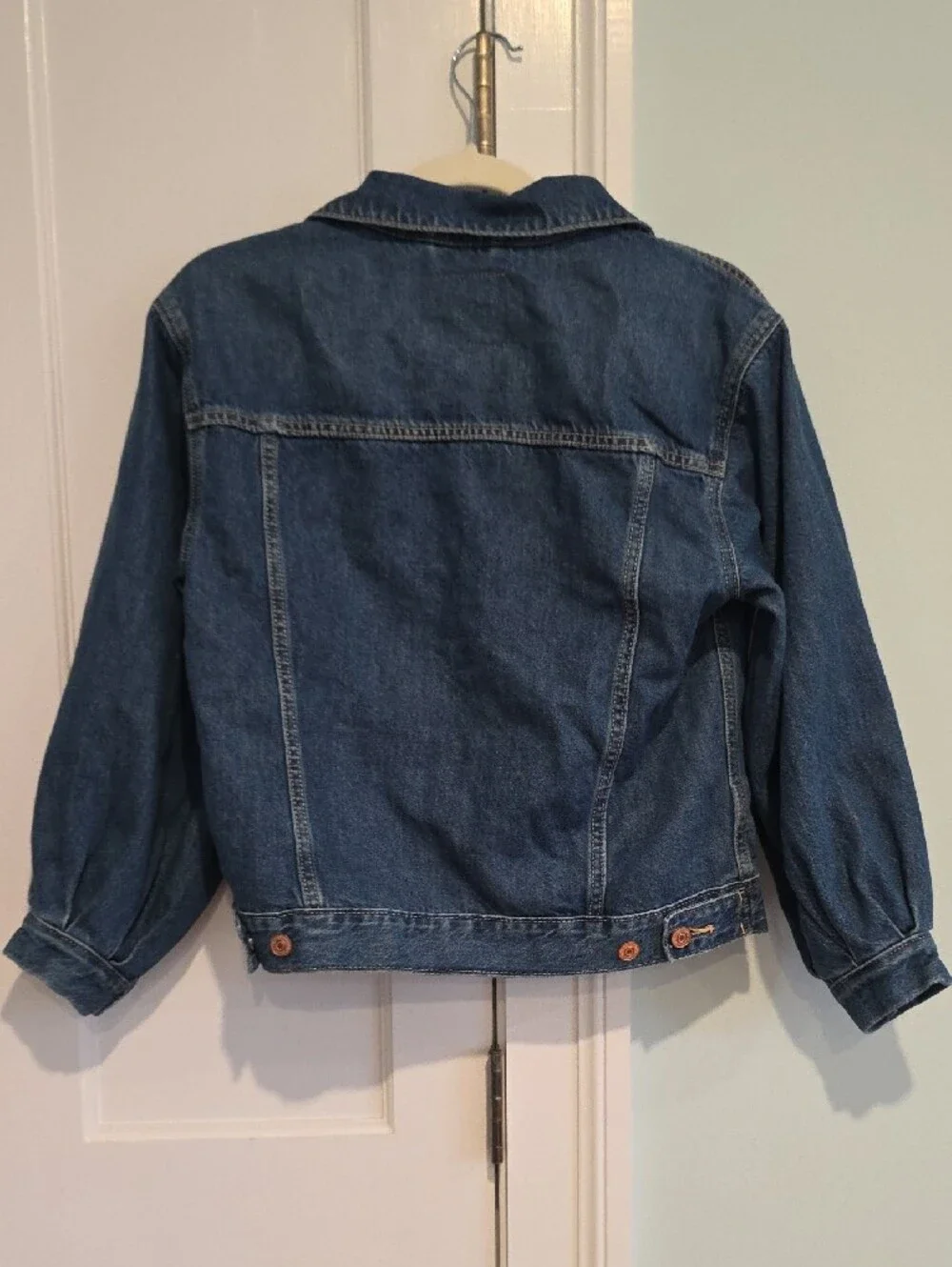 DOEN X GAP Girls Mid-Blue Denim Jean Jacket, L